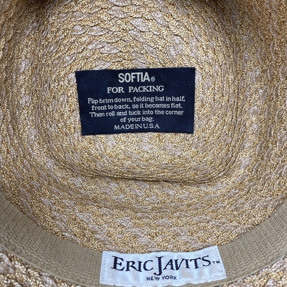 ERIC Javits Tan/Beige/Peanut Softia Bucket Style Hat - Picture 11 of 14
